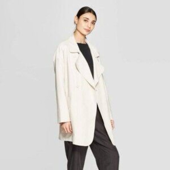 Prologue Jackets & Blazers - Prologue Women's Light Cream Trench Coat